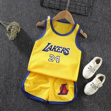 ensemble 2pcs lakers jaune