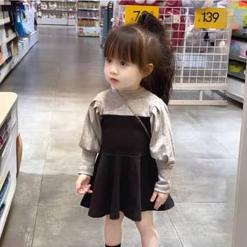 Robe 2 Tons Noir Gris
